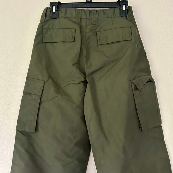 Cannon River blues Ripstop wide leg Cargo pants outdoor Gorpcore army green 2 - Picture 8 of 11